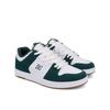 Skateschuh DC SHOES "Manteca 4 S", Gr. 9,5(42,5), grün (grün, weiß), 53.02% Leder, 46.98% Synthetikmaterial, Schuhe