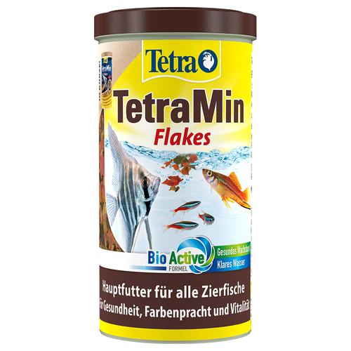 2x1000ml TetraMin Flockenfutter Tetra Hauptfutter für Fische Sparpaket