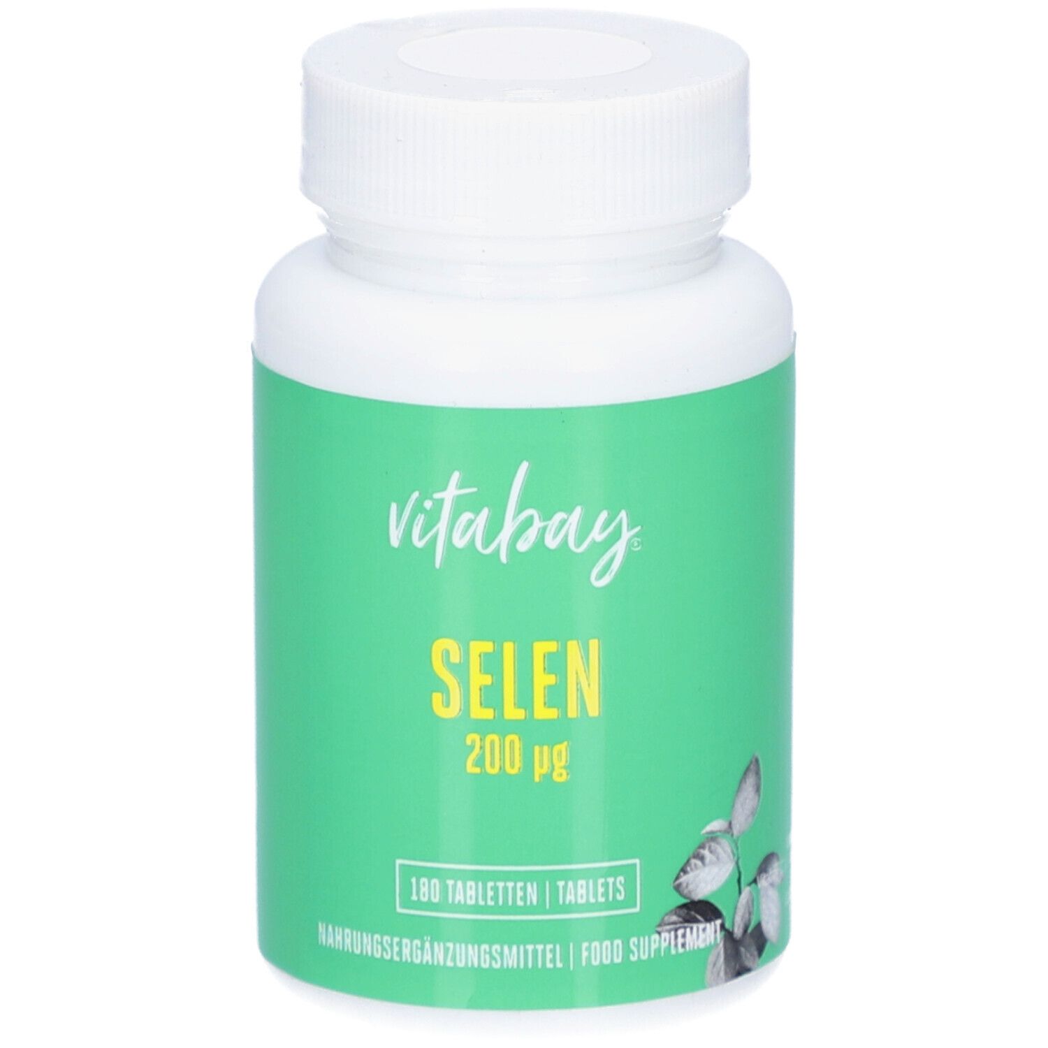 Selen 200 µg hochdosiert+vegan Tabletten 180 St Image