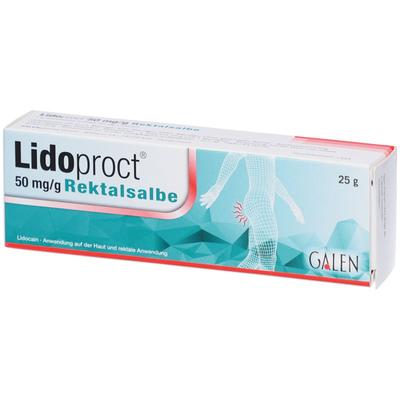 Lidoproct 50 mg/g Rektalsalbe 25 g Salbe Image