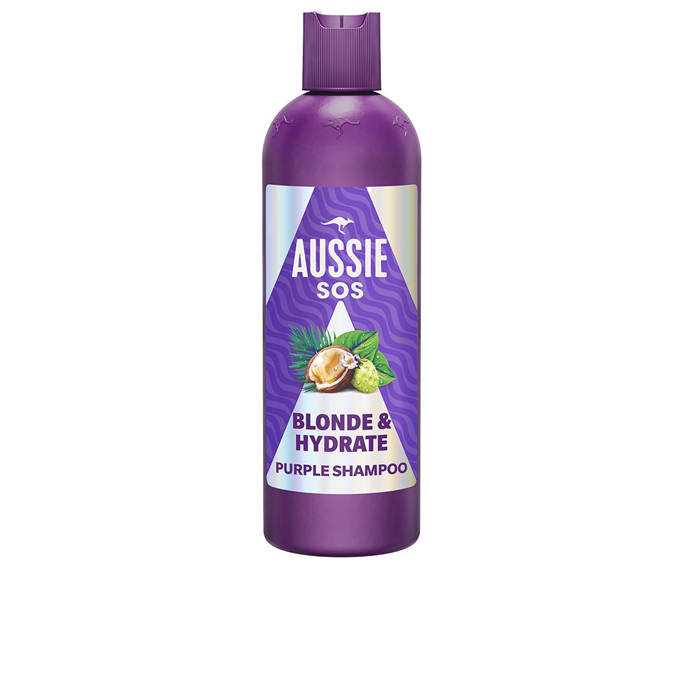 Aussie Sos Blonde & Hydrate Lila Shampoo 300 ml Image