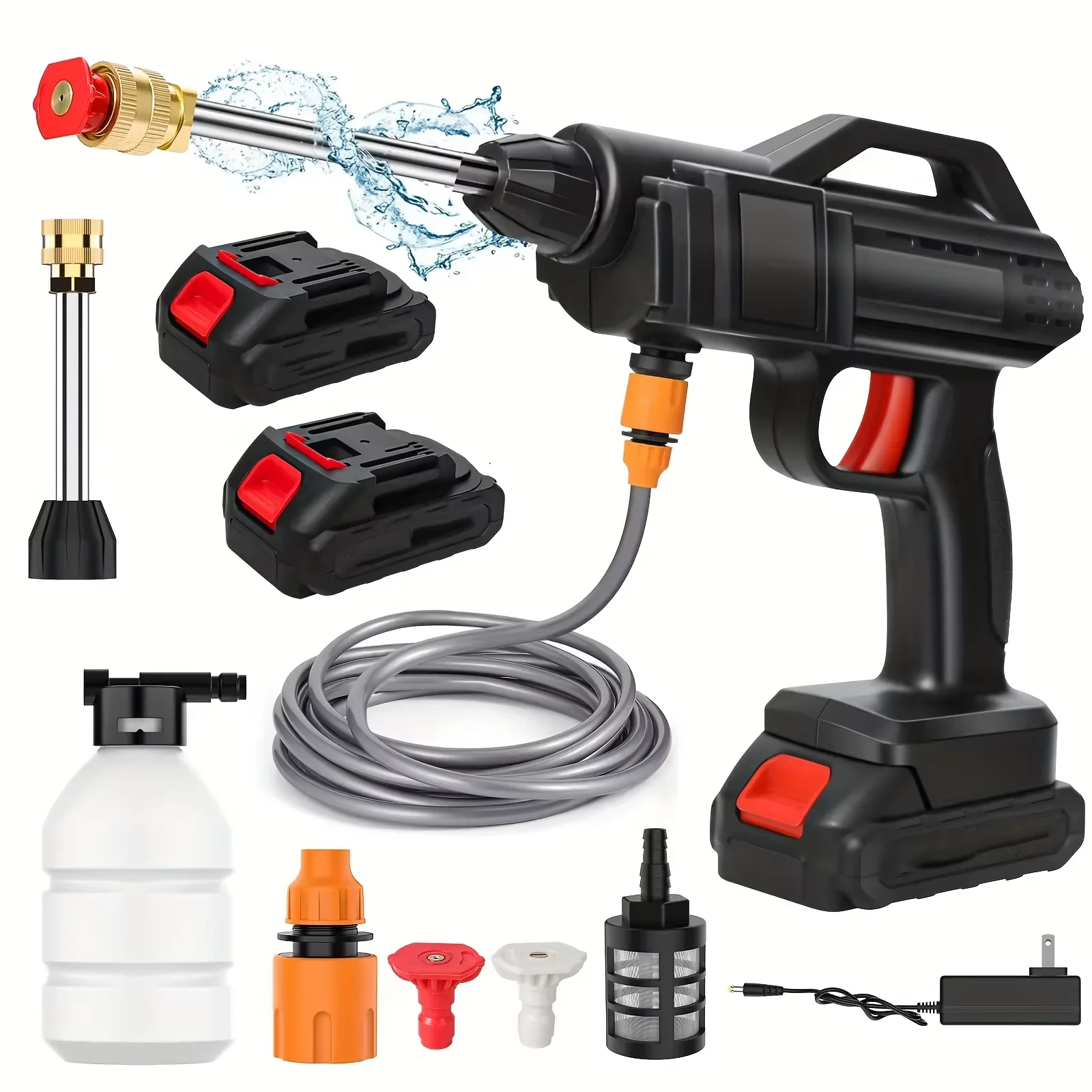 600w 30bar schnur lose Auto waschwasser pistole Hochdruck reiniger Waschmaschine Spray Garten waschmaschine für Makita 18V Batterie