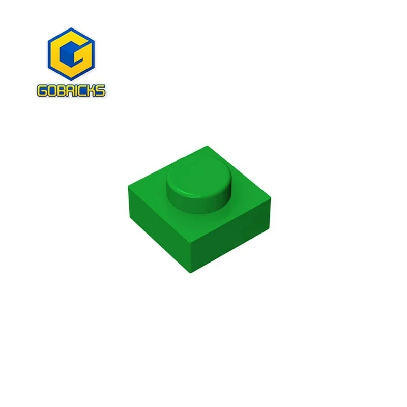 Gobricks Particles GDS-501 Platte 1 x 1, kompatibel mit Lego 3024 30008 Teilen Kinderspielzeug-Bausteinen Image