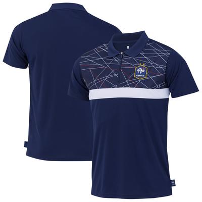 France Fan-Poloshirt – Marineblau Image
