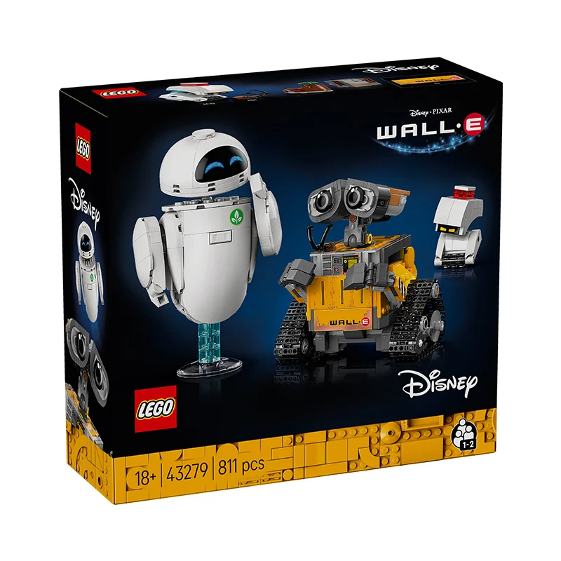 Lego Disney Wall-E und Eva 43279 Roboter-Bausteine, Spielzeug, Geschenk für Jungen und Mädchen Image