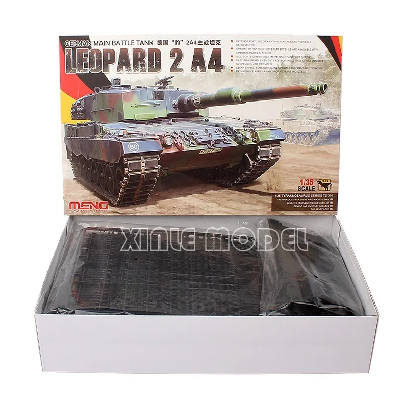 MENG Modellbausätze 1/35 TS-016 Hyundai Leopard 2A4 Kampfpanzer für Militärspielzeug Modell Hobby Sammlung Image