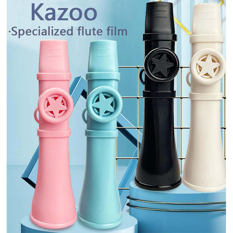Kazoo für Erwachsene und Kinder, professionelles Kazoo, wiederverwendbar, für Gitarre, Ukulele, Violine, Klaviertastatur, leicht zu erlernende Musikliebhaber Image