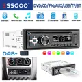 ESSGOO Autoradio Lettore CD DVD universale MP3 USB Bluetooth 4.0 vivavoce SD TF Aux-In FM Singolo 1DIN con DAB + In-Dash Radio FM