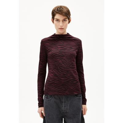 CALUNAA ZEBRARAA | Longsleeve aus Bio-Baumwolle - rot (M) Image