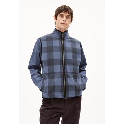 FLAABO MICRO FLEECE VEST | Fleeceweste aus Bio Baumwolle - blau (L) Image