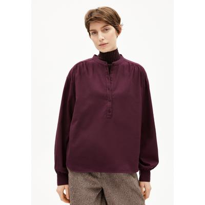EFINARAA BRUSHED | Longsleeve aus Bio-Baumwolle - rot (S) Image