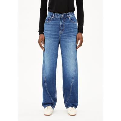 HAAYI | Wide Leg Low Waist aus recycelter Baumwolle - blau (31-32) Image