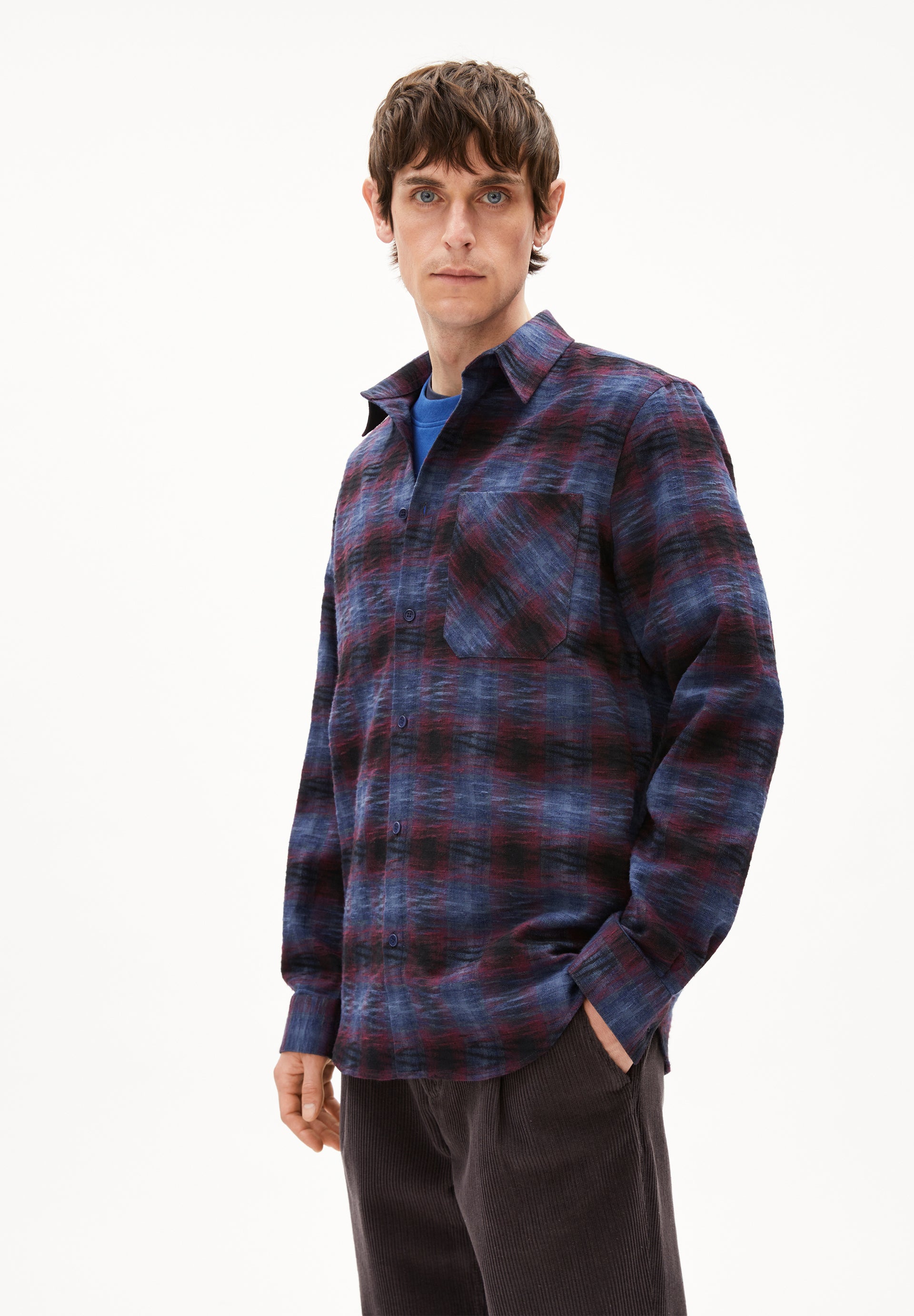 FAALIN | Longsleeve aus Bio-Baumwoll Mix - rot (M) Image