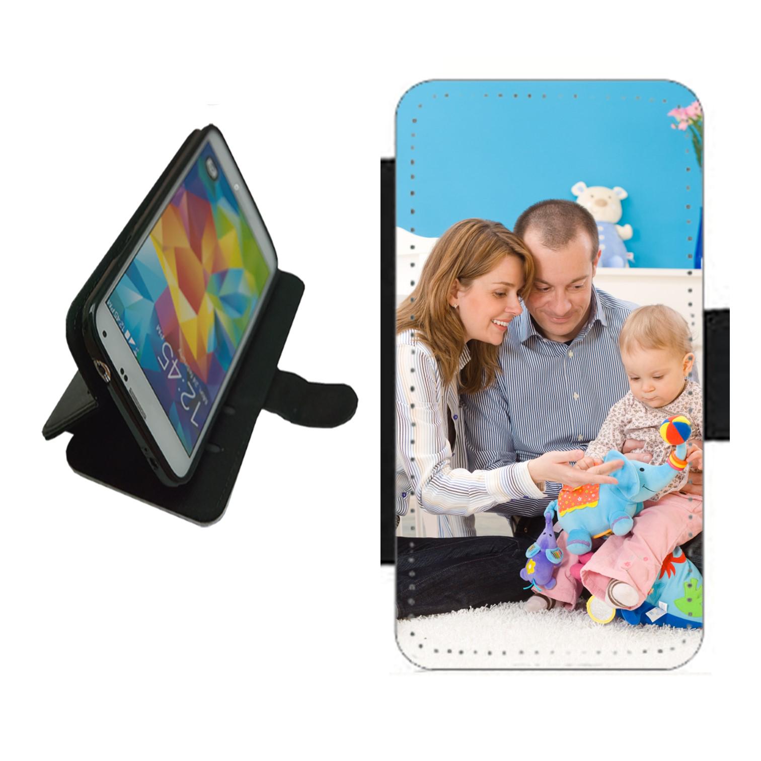 Custodia personalizzata per telefono SAMSUNG GALAXY A17 5G con stampa personalizzata, custodia a portafoglio / in silicone con la tua immagine / foto