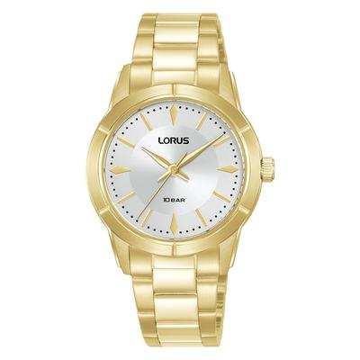 Quarzuhr LORUS, goldfarben, silberfarben, Armbanduhren, Damen, Armbanduhr, Damenuhr, Edelstahlarmband, analog Image