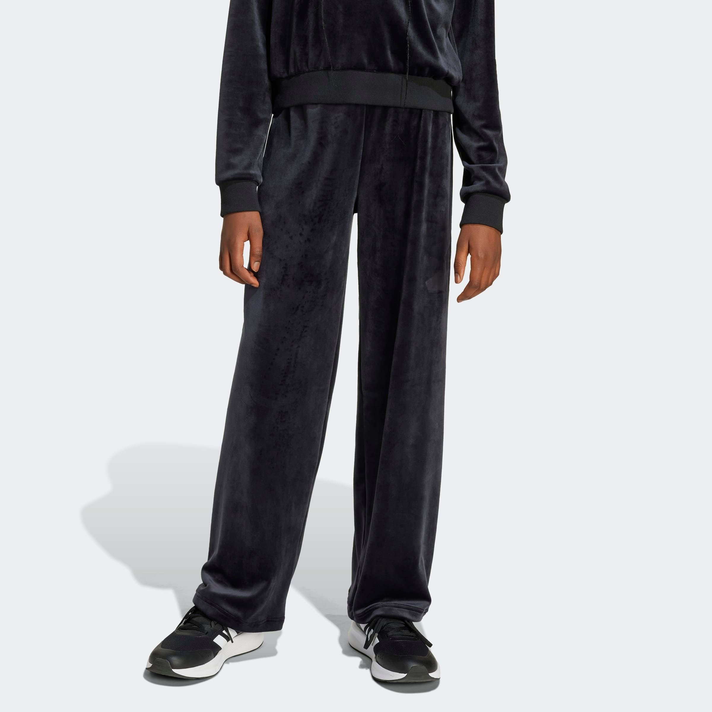 Sporthose ADIDAS SPORTSWEAR "JG HLD PT", Kinder, Gr. 152, N-Gr, schwarz, Obermaterial: 94% Polyester, 6% Elasthan, Hosen Image