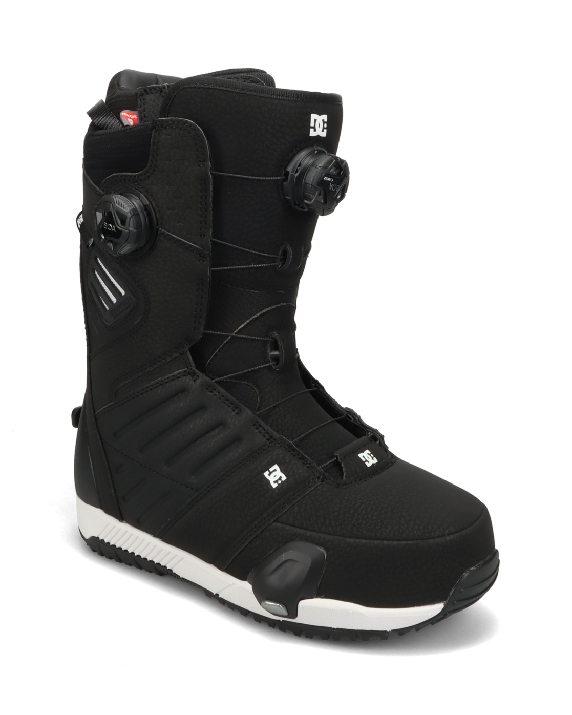 Snowboardboots DC SHOES "Judge Step On" Gr. 11, schwarz-weiß (schwarz, weiß), Schuhe, 11(44,5), 95.23% Synthetikmaterial, 4.77% Textil Image