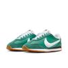 Sneaker NIKE SPORTSWEAR "Pacific", Gr. 43, evergrün aura, weiß, schwarz, total orange, Textil, Leder, sportlich, Schuhe
