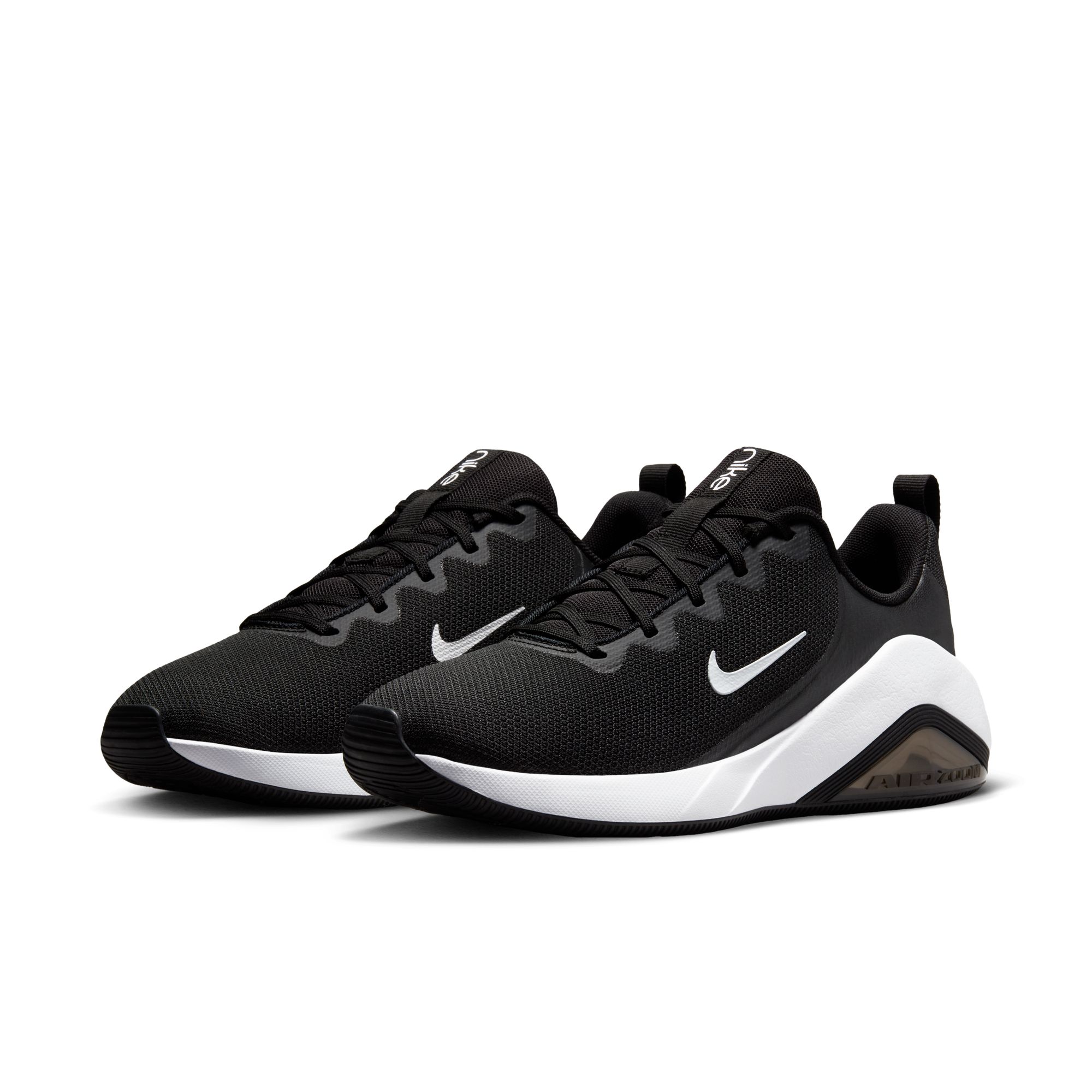 Fitnessschuh NIKE "W NIKE AIR ZOOM BELLA 7", Damen, Gr. 36,5, schwarz-weiß (schwarz, weiß, schwarz), Synthetik, Textil, Schuhe Fitnessschuh