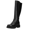 Stiefel NERO GIARDINI "Nero Giardini Stiefel Leder", Damen, Gr. 35, schwarz, Leder, casual, Schuhe