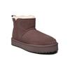 Bootsschuh ROSEMUNDE "Evelyn Leather Elastic Boot", Damen, Gr. 37, braun (dunkelbraun), Obermaterial: 100% Rindveloursleder. Futter: 100% Lammfell, unifarben, casual, Schuhe, Memory Foam für ultimativen Komfort und individuelle Passform.