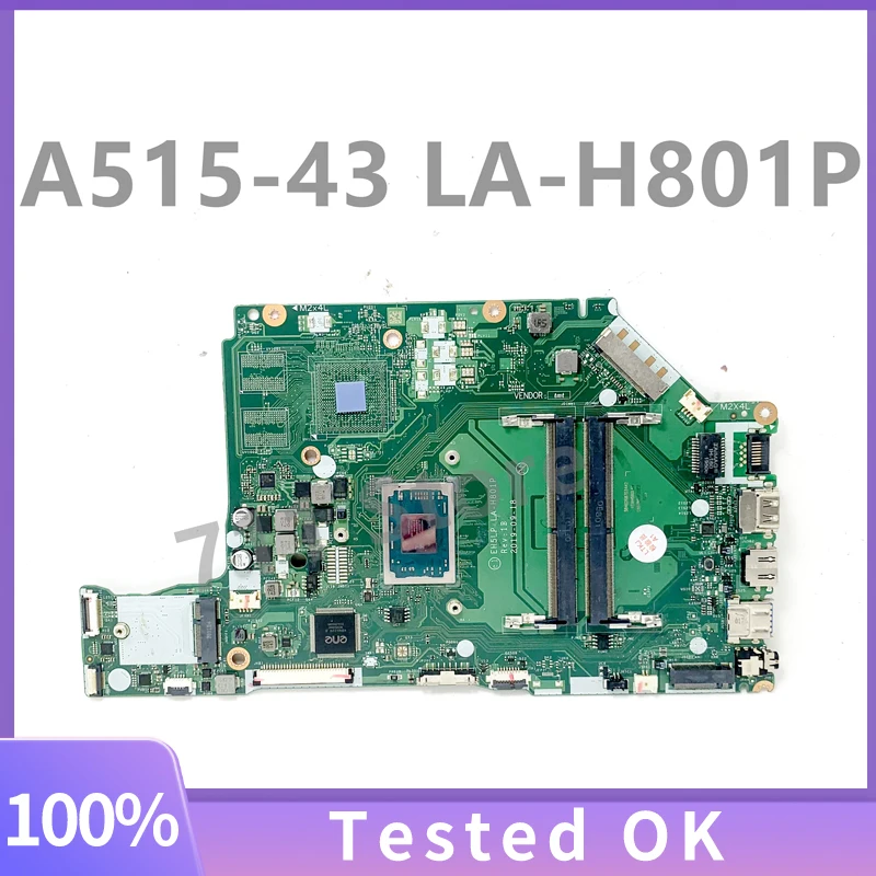 EH5LP LA-H801P Mainboard For ACER Aspire A515-43G A515-43 Laptop Motherboard W/ R3 3200U R5 3500U R7 3700U CPU DDR4 100% Tested