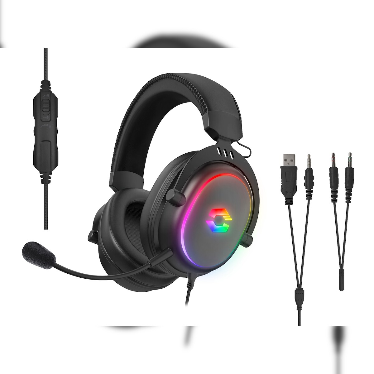 Speedlink CONUX RGB Stereo Headset - for PC/PS5/PS4/Xbox SeriesX/S/Switch 2/Switch/OLED/Lite , black Image