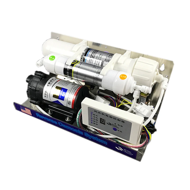 125gpd Wasserreiniger Umkehrosmoseanlage Wasserreiniger Maschine Umkehrosmose Wasserfilter Automatisches Flush-Aquariumsystem Image