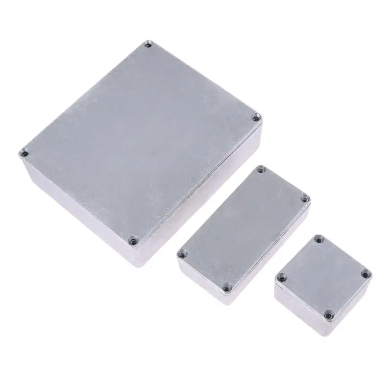 Gitarre Effekt Pedal Gehäuse Mit Schrauben Druckguss Aluminium Box Gehäuse Aluminium Stomp Box Gehäuse Gitarre Zubehör Image