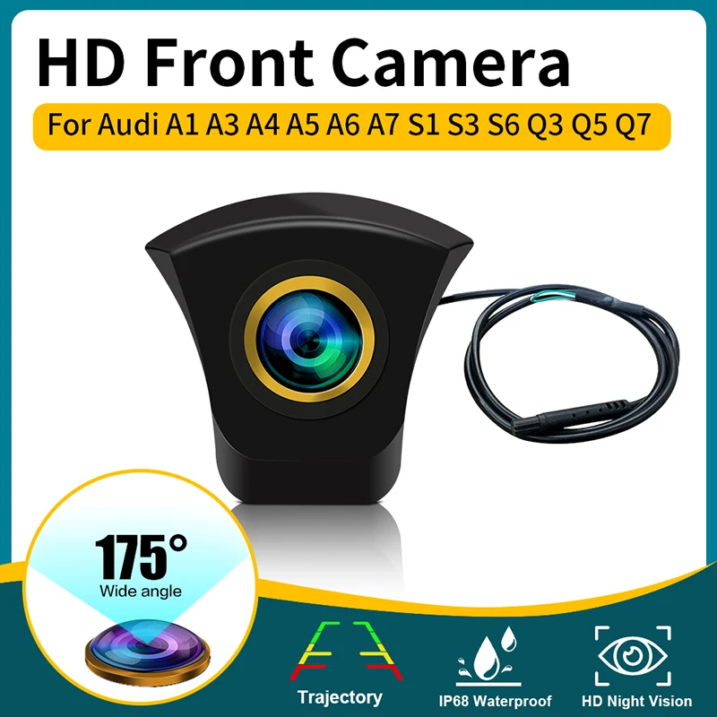 Per Audi A1 A2 A3 A4 A5 A6 A7 A8 A4L A6L Q3 Q5 Q7 TT TTS Visione notturna impermeabile Vista frontale Telecamera di parcheggio Telecamera di retromarcia di backup