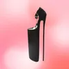 Schwarz Ankle Strap Plattform 40 cm Pumpen Matte Leder Schuhe für Frauen Extreme Dünne High Heels Sexy Schuhe 2025 Zapatos para Mujere
