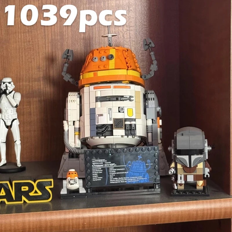 Das 2023 neue Modell des handgefertigten DIY 75416 Roboters C1-10P Roboterset-Modellbausteine ist ein Geschenkspielzeug zum Sammeln Image