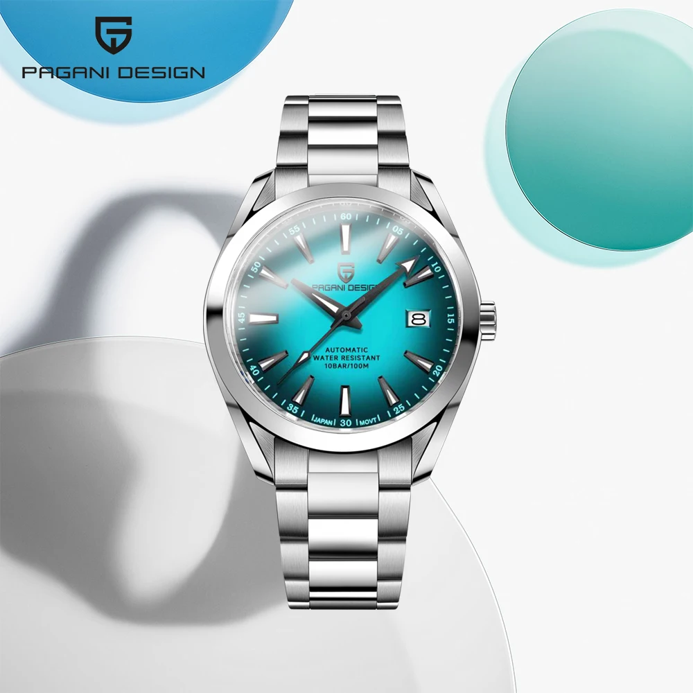 PAGANI DESIGN 2025 40 MM herren Uhren Luxus Automatische Uhr Für Männer Mechanische Uhr Edelstahl leuchtende business Uhren Image