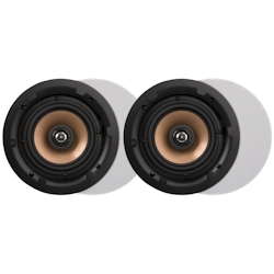 Artsound Happi, 2-Wege-Wandeinbaulautsprecher, rund, 5,25 Zoll, 10-100W, weiß, (2 Stk.) Image