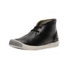 Sneaker SOFTINOS "softinos Sneaker Leder", Damen, Gr. 37, schwarz, Leder, casual, Schuhe