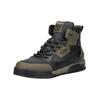 Schnürstiefelette REPLAY "Replay Stiefelette Leder/Synthetik", Herren, Gr. 44, schwarz (schwarz, grün), Leder, Synthetik, casual, Schuhe