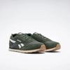 Sneaker REEBOK CLASSIC "REEBOK GLIDE LOW", Gr. 45, grit grün, grit grün, chalk, Leder, Textil, Synthetik, sportlich, Schuhe