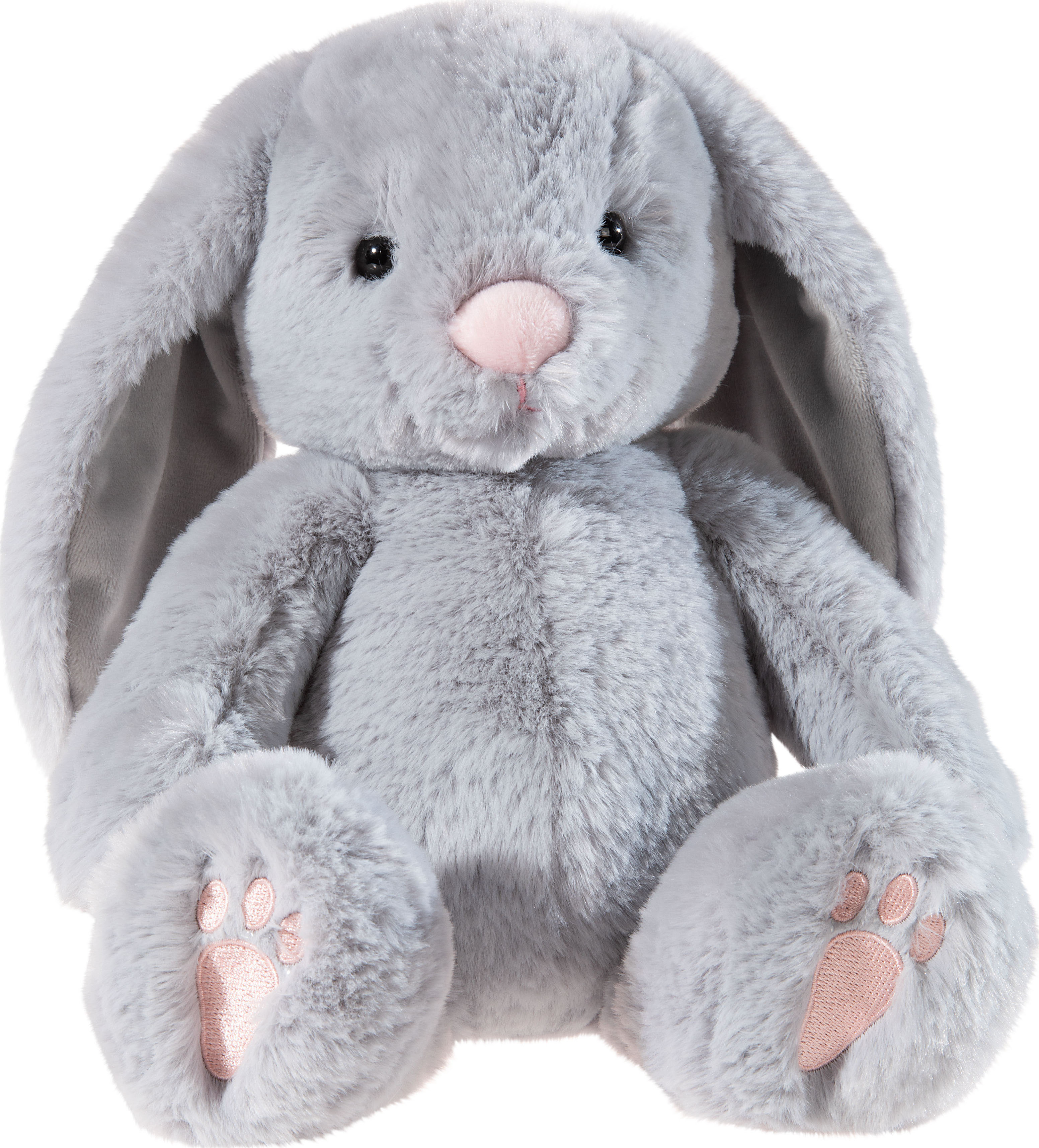 Kuscheltier HEUNEC "Hasilein mit Schlappohren", grau, Plüschfiguren, KinderH:25cm, Kuscheltier, H:25cm