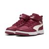 Winterboots PUMA "REBOUND V6 MID WTR AC+ PS", Kinder, Gr. 31, team regal rot, warm weiß, puma weiß, Synthetik, mehrfarbig, sportlich, Schuhe, Winterschuhe, Sneakerboots, gefüttert