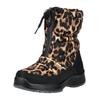 Snowboots JOSEF SEIBEL "Josef Seibel Stiefel Lederimitat/Textil", Damen, Gr. 42, braun (leopard), Lederimitat, Textil, casual, Schuhe