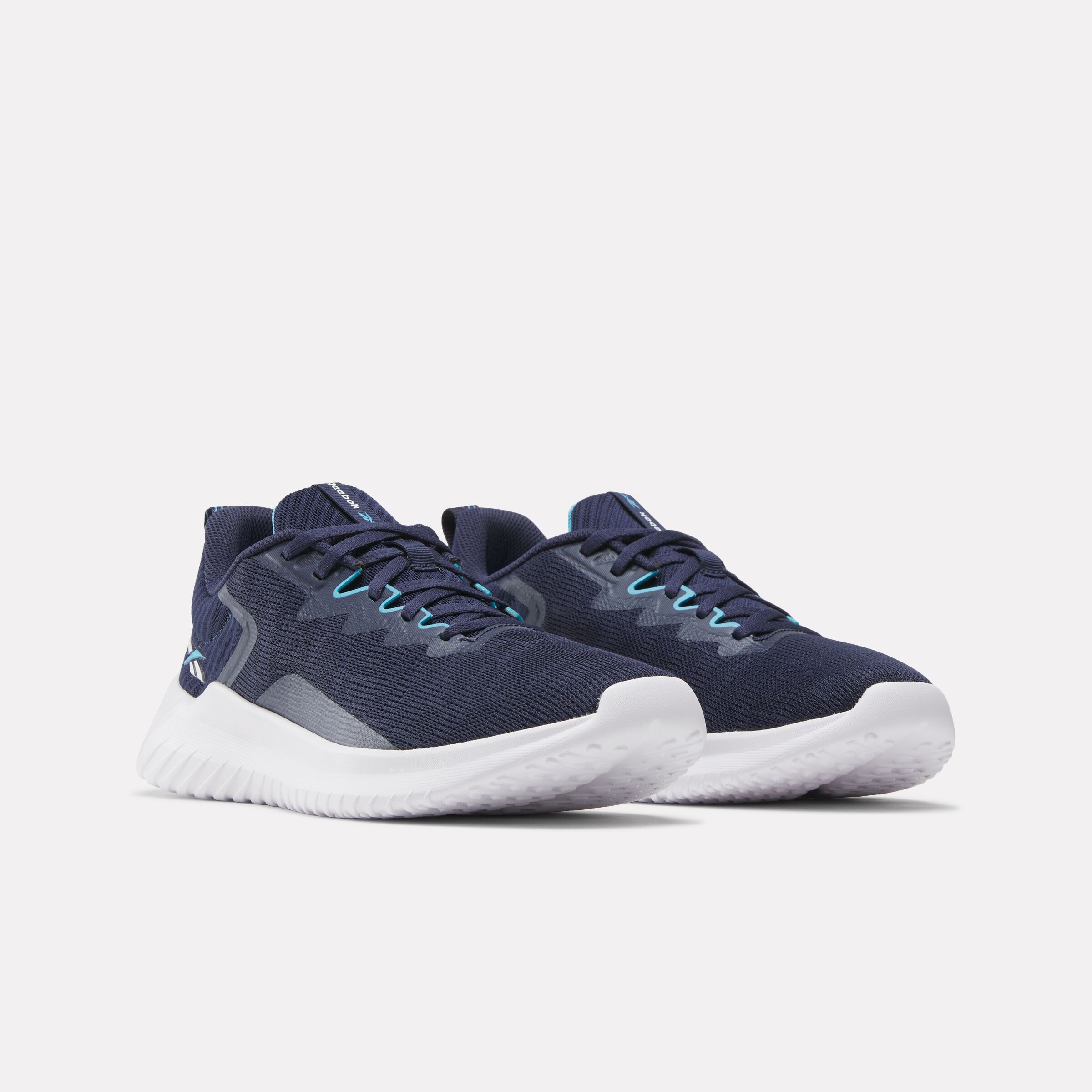 Trainingsschuh REEBOK "FLUXLITE II", Herren, Gr. 48,5, vector navy, ftwr weiß, future cyan, Synthetik, Textil, Schuhe