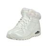 Schnürstiefelette SKECHERS "Skechers Stiefelette Lederimitat/Textil", Damen, Gr. 41, weiß, Lederimitat, Textil, casual, Schuhe