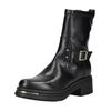 Stiefelette NERO GIARDINI "Nero Giardini Stiefelette Leder/Synthetik", Damen, Gr. 38, schwarz, Leder, Synthetik, casual, Schuhe
