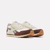 Sneaker REEBOK CLASSIC "REEBOK GLIDE LOW", Gr. 41, classic beige, campus braun, grit grün, Leder, Textil, Synthetik, sportlich, Schuhe