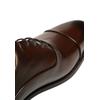 Schnürschuh HENRY STEVENS "Marshall CO1 Businessschuh", Herren, Gr. 40,5, braun (schwarzbraun), Leder, elegant, Schuhe, Herren Halbschuhe Leder handgefertigt, Anzugschuhe