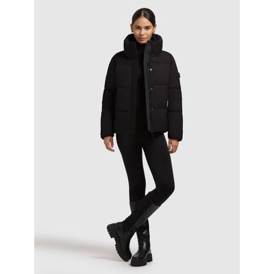Steppjacke KHUJO "RINJA2 MATT", Damen, Gr. M, schwarz, 100% Polyester, unifarben, Langarm eingesetzt gerader Abschluss mit innenliegendem Gummizug, Jacken Image