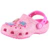 Clog CROCS "Mattel Pink Barbie Cls Clog K", Kinder, Gr. 22, rosa (rosa multi), Croslite, casual, Schuhe, Barbie Clog, Hausschuh mit Herzchen