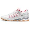 Trainingsschuh NIKE "REAX 8 TR MESH", Gr. 45, weiß, weiß, wolf grau, chile rot, Leder, Synthetik, sportlich, Schuhe