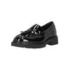 Slipper CLARKS "Lauryl Tassel", Damen, Gr. 36, schwarz, Synthetik, elegant, Schuhe, mit dekorativem Quastenakzent