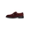 Schnürschuh HENRY STEVENS "Winston CDM", Herren, Gr. 44,5, rot (bordeaux), Leder, elegant, Schuhe, Herren Halbschuh Businesschuh handgefertigt, Lederschuh